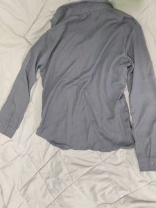 Style Quotient Women Solid Slate Grey Satin Tie Up