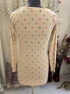 Heart Print Top