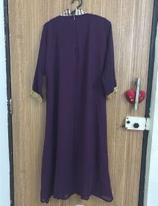 Elegant Purple Embroidered Kurta