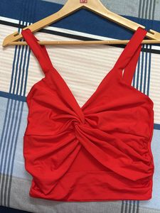 Red Crop Top