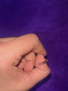Heart Pattern rose gold Ring