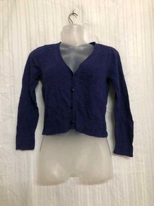 Old Navy Long Sleeve Blue Top