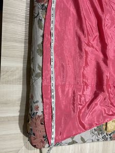 Saree Underskirt Or Peticoat Pink Rose Colour