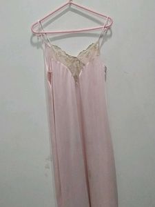 Pink Nighty With Maxi Free