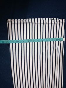 White With Blue Stripeed Palazzo Pant For Women
