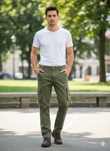 Olive Green Cargo Pants