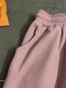 Pink Wide Leg Trousers