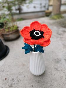 Crochet Anemone Flower Decor