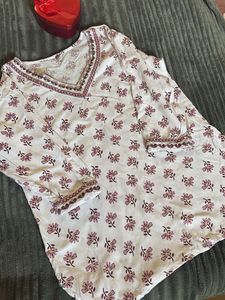 Floral Print Tunic Top