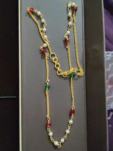 Elegant Gold-tone Beaded Necklace