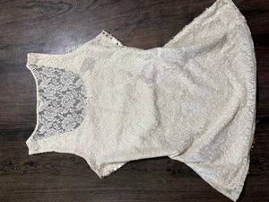Sequin &amp; Lace Tank Top