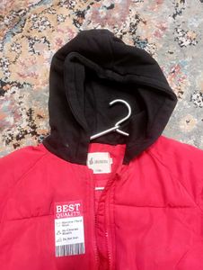 Choose One Cute Red And Green Puffer Jacket