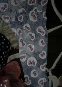 Cute Bow Heart Print Dress