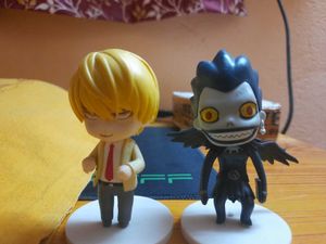Death note light and ryuk