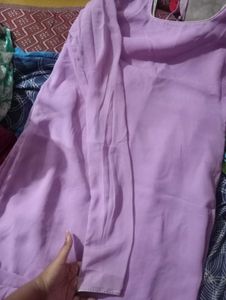 lavender kurta set