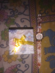 Floral Print Watch