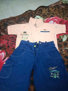 Boy&#39;s Shirt &amp; Shorts Set