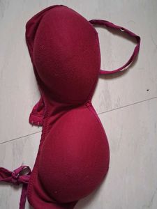 Burgundy Bra