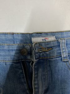 Distressed Denim Shorts