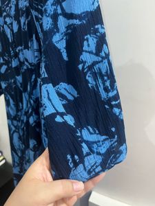 Blue Floral Maxi Dress