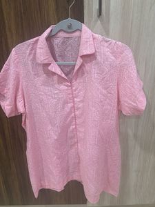 Pink Patterned Pyjama Set