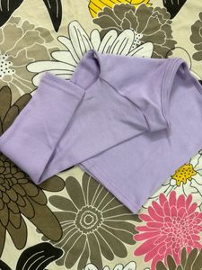 Lilac One-Shoulder Top