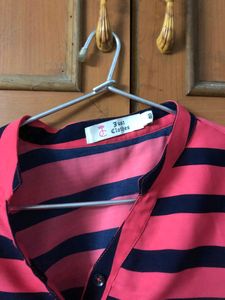 Striped Pink Top