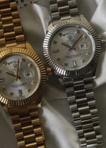 Elegant His &amp; Hers Rolex Style Watches