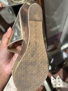 Golden Wedding Wear Sandals
