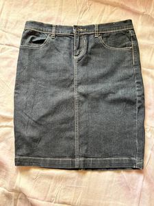 Denim Mini Skirt