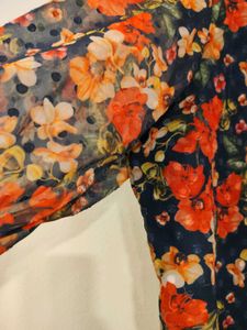 Beautiful Floral Formal Blouse