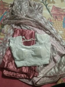 Elegant Pink Saree