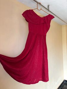 Red Crimson Elegance Dress