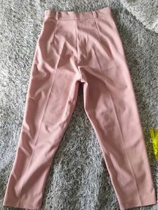 Pink Straight Leg Trousers