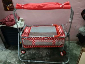 2 in 1 Swing Cradle With Mosquito Net