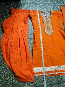 Orange Indian Salwar Kameez Suit