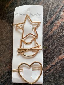 Metal Hair Clip (Gold)