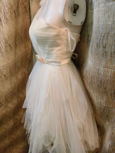 Elegant One-Shoulder Tulle Dress