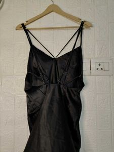 Black Backless Dress
