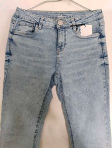 Light Wash Flare Jeans Unisex