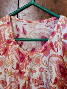Floral Short Kurti Top🌸