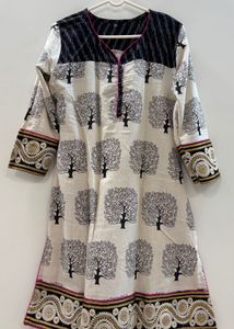 Kurti with Tree Print