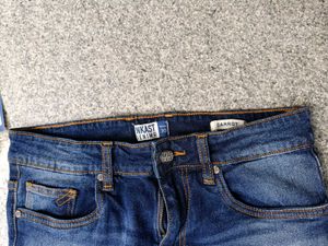 Inkast Distressed Slim Fit Denim Jeans, Size 30