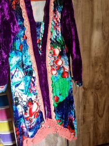 Colorful Velvet Jacket