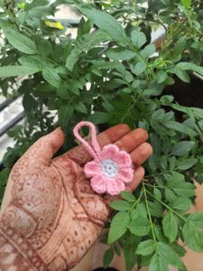 Pink Flower Charm