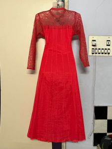 Pintrest Elegant Red Lace Dress