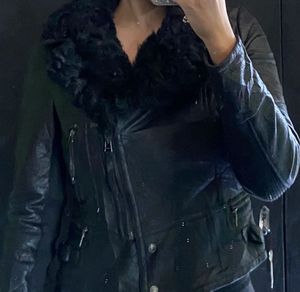 ZIO Songzio Black Faux leather jacket