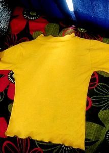 Yellow Crop Top