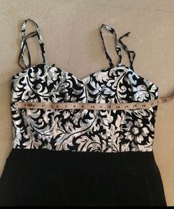 Party Wear Black Gown