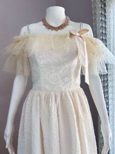 Luxe cream Gown FIXED PRICE